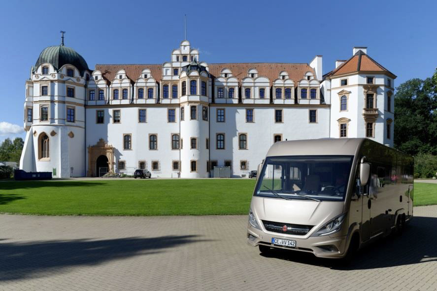 Wohnmobil vorm Schloss Wohnmobil vorm Schloss
